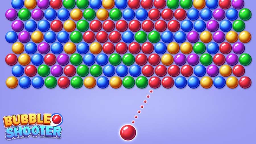 Ícone e gráficos do jogo Bubble Shooter